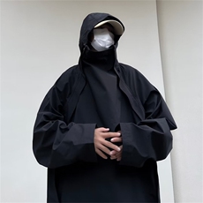 冲锋衣男潮牌高领防风防水机能工装夹克日系cityboy外套WJ208-P60，男装夹克，星座1008