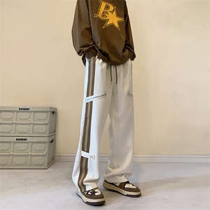B266-Z207-P55 23秋季新款宽松休闲垂感阔腿宽松长裤休闲裤图片