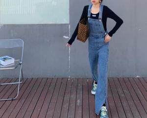 2021新款牛仔背带裤，女装，邱小姐