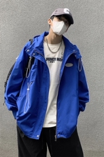 1克莱因蓝冲锋衣男外套男中性风宽松抽绳装饰连帽JK7569P75控99，女装短外套，星座226-2