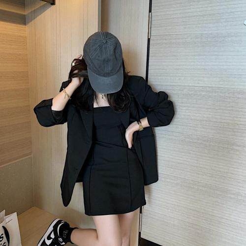 卡其西装，女装西装，XTZ style