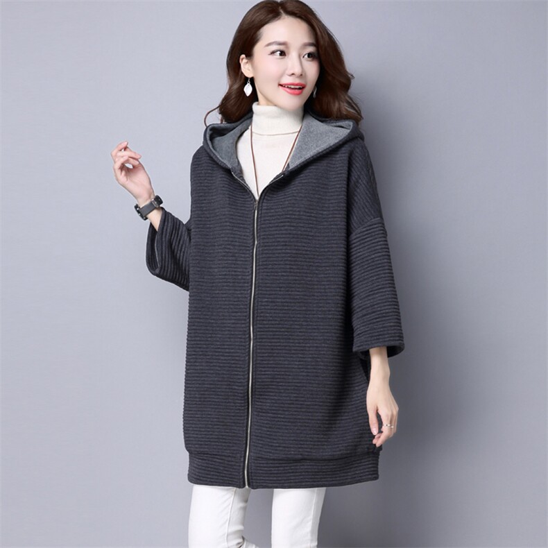 2020年冬季九分袖加厚拼贴中长款棉衣/棉服纯色,女装棉衣/棉服,秋牧寒烟