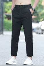 夏季新款九分裤男士冰丝薄款高端直筒男款裤休闲裤D96-特P30，男装休闲裤，星座610（原A335）