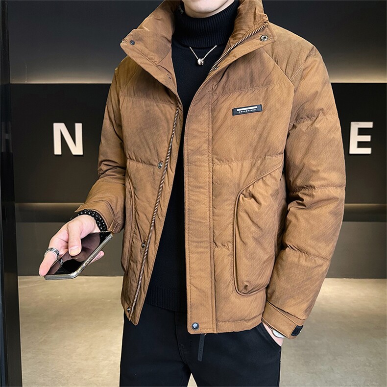 标50绒店主风2025新款男士扎染立领羽绒服2567-P195(控券后288),男装羽绒服,电商B328