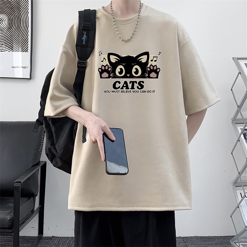 麂皮绒短袖t恤男大码半袖男JD82389-P25,男装T恤,电商A040