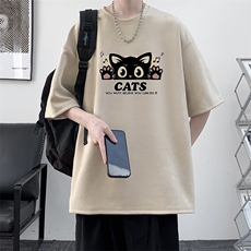 麂皮绒短袖t恤男大码半袖男JD82389-P25，男装T恤，电商A040