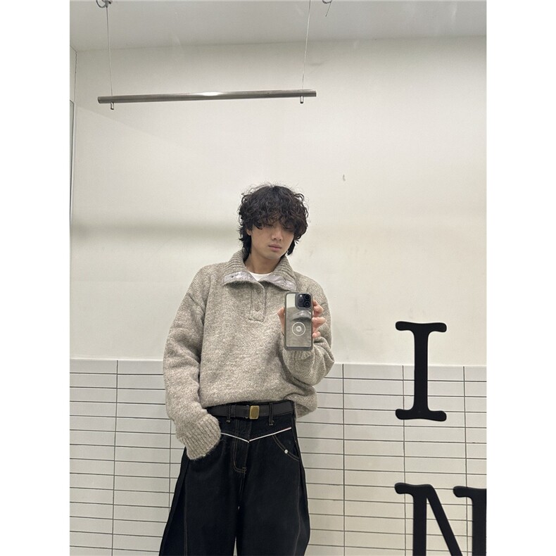 男士毛衣高领打底衫内搭线衣新款秋冬季潮牌针织衫MYB92-P52,男装T恤,星座208-5