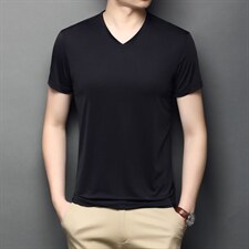 短袖T恤男夏季2023新款百搭圆领休闲中青年男装上衣体恤衫，男装T恤，电商B212（原钱塘6029）