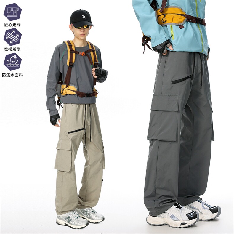 美式机能冲锋裤男款春秋工装裤子户外运动登山裤AK022-P50图片