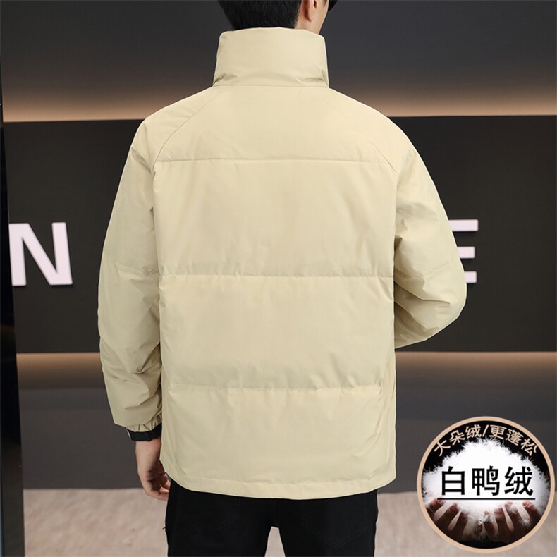 冬季新款男士立领加厚白鸭绒羽绒服保暖防寒外套上衣1211P35,男装羽绒服,电商B226