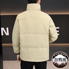 冬季新款男士立领加厚白鸭绒羽绒服保暖防寒外套上衣1211P35，男装羽绒服，电商B226