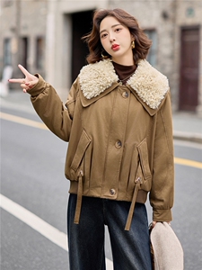 2025冬季女装新款大量现货时尚休闲加绒加厚保暖派克服图片