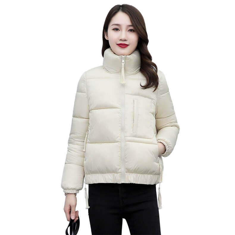 羽绒棉衣棉服女2021年冬新款修身加厚短款小个子保暖棉袄通勤街头,女装棉衣/棉服,多彩