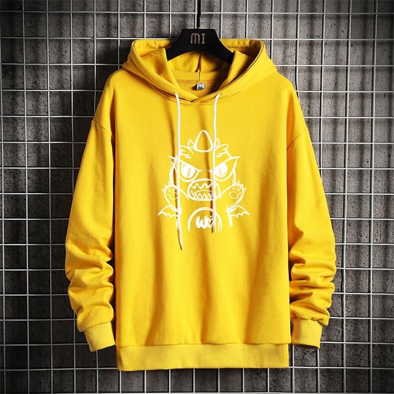 纯棉连帽卫衣男大码运动帽衫宽松薄WY2361-P35加绒款-P40网格,男装卫衣,电商A040A