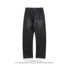 巴家弯刀高街牛仔裤宽松直筒裤松紧腰休闲长裤K8552-P40【特价】，男装牛仔裤，电商A007