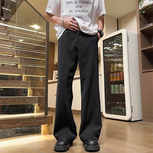 2024春季垂感宽松直筒长裤日系潮牌休闲西装裤男 现货 K7832-P35图片