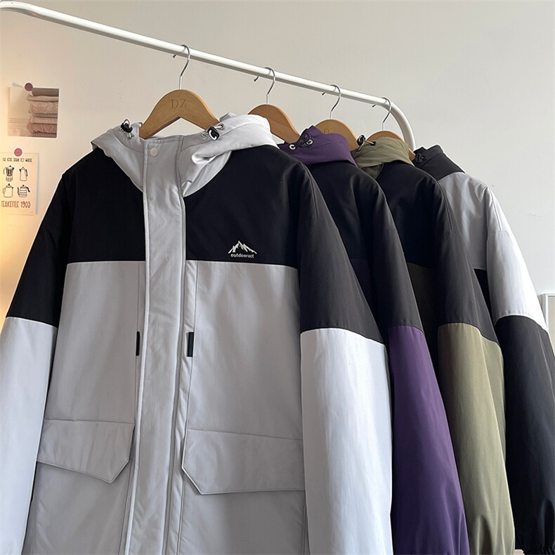 新款港风棉服大口袋宽松时尚港风青少年棉袄外套MY9305P-95,男装棉衣,电商A128