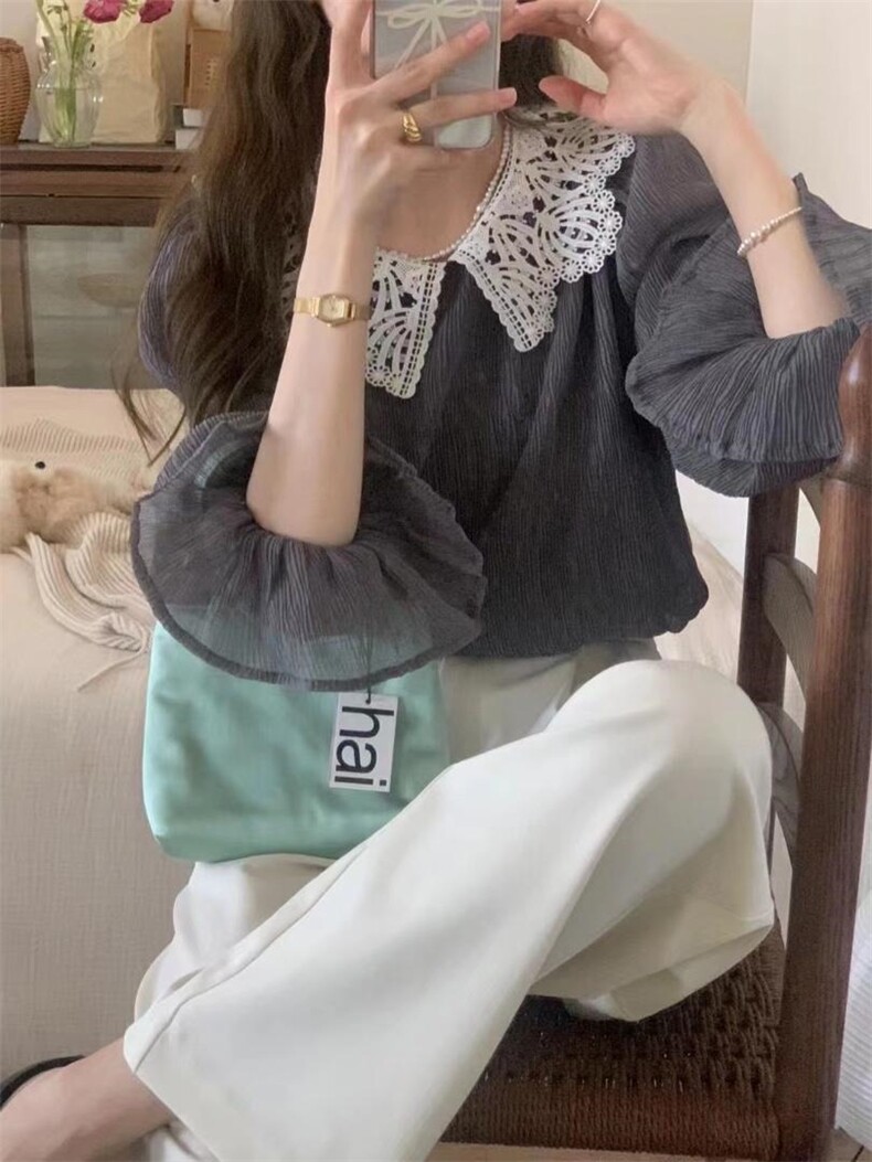 雪纺小衫衬衣，其它，泰靡(2F)