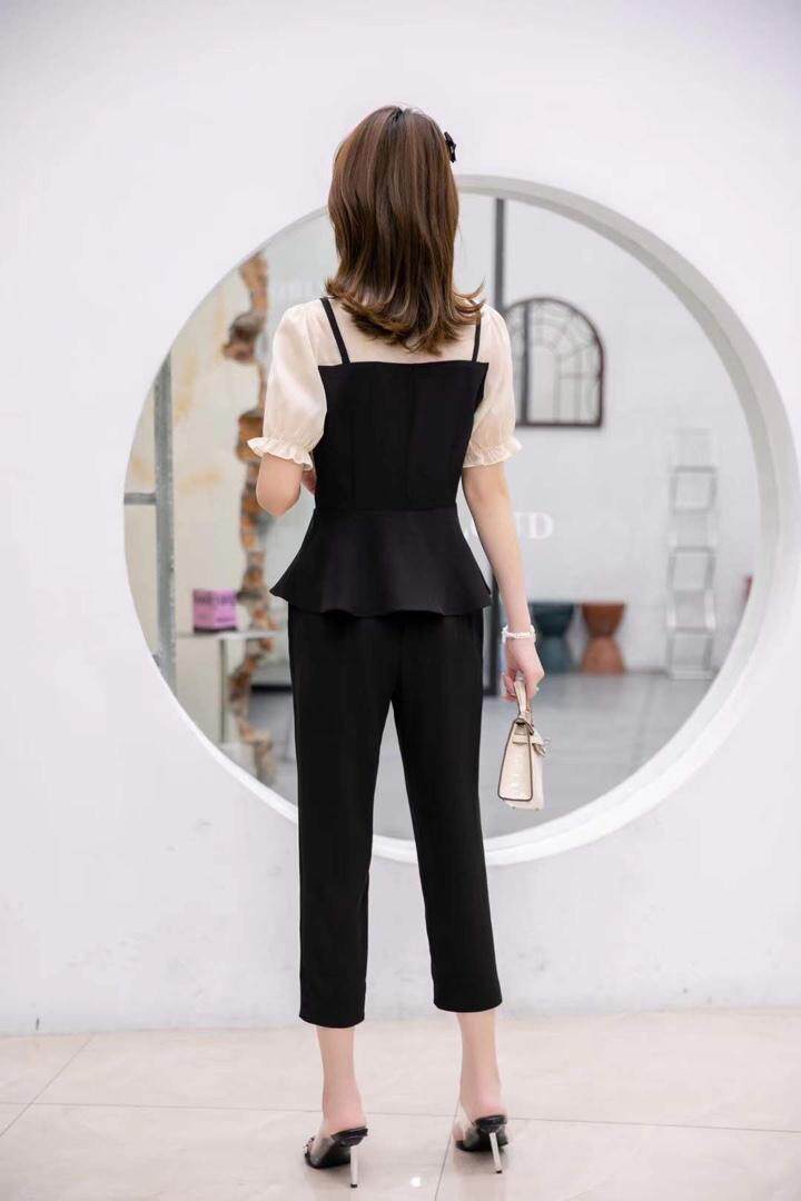 【现货】夏季新款韩版套装，女装职业装，裳之恋语