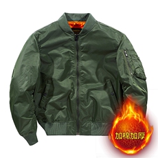 主推款：外套男飞行员夹克教练春秋冬加棉大码工装机车服棒球服棉，男装夹克，星座210-5(原414-2)