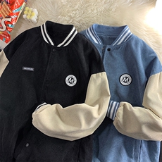 2025春装新款灯芯绒夹克外套上衣运动棒球服D201-DM94-P70，男装夹克，电商D321-1