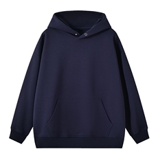 春季重磅400克足全棉高品质一粒扣连帽卫衣外套男RH111-P45，男装卫衣，星座610B-1