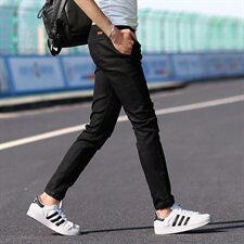 九分牛仔裤男9分裤男小脚束脚牛仔裤韩版修身长裤子NZ926-P20，男装牛仔裤，天晨