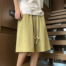 夏冰丝短裤男设计感美式篮球宽松抽绳休闲五分裤XZ514-2-1528-P38，男装牛仔裤，星座514-2(原B239)