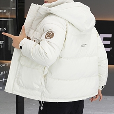 冬季新款加厚棉衣男休闲连帽棉衣潮流棉服外套-M837-P115，男装棉衣，星座310B-3