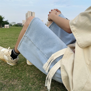 夏季透气牛仔短裤冰氧休闲舒适牛仔潮流百搭宽松 DK852-特批34图片