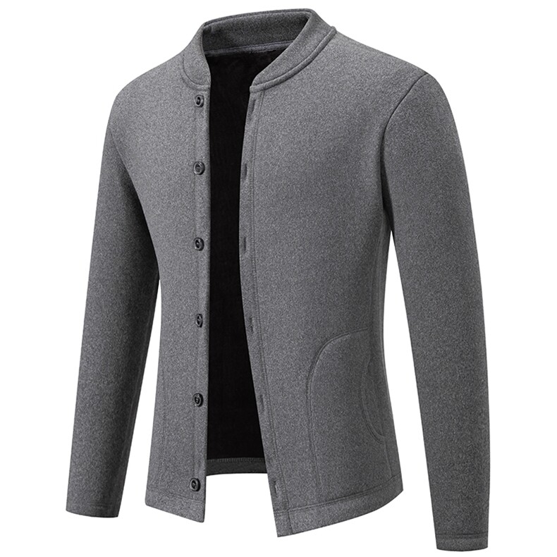 春秋新款男士百搭保暖外套韩版潮流休闲宽松帅气开衫6978，男装棉衣，星座1706