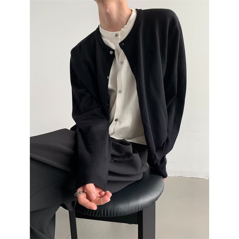 1506-1/ZM171/P66女生高级感假两件拼接针织衫,男装针织衫/毛衣,星座1506-1