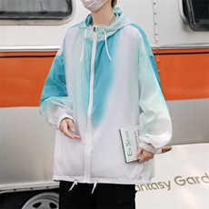 夏季超薄男女防晒服情侣外套防晒衣宽松透气连帽户外冰丝FW32-P38，男装夹克，星座1008