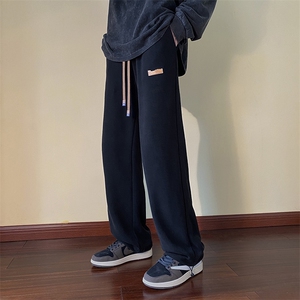 ins港风新款百搭宽松裤子潮牌直筒休闲长裤B315-K5321-p45控58图片