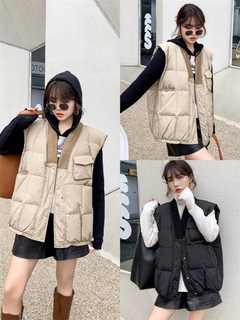 爱美欧，现货，羽绒服马甲，女装羽绒服，爱美欧