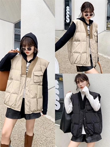 爱美欧，现货，羽绒服马甲图片
