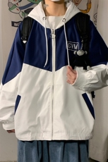 1港风冲锋衣男休闲情侣大码中性日系外套男宽松工装7108P50控68，男装夹克，星座226-2