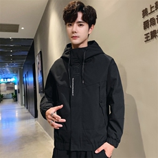 男连帽春秋薄款夹克外套5032-1_1886P65，男装夹克，星座1516-1