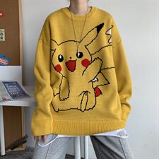 秋冬中性风情侣毛衣宽松韩版ins潮流个性男女套头针织衫T809-P75，男装针织衫/毛衣，星座1501