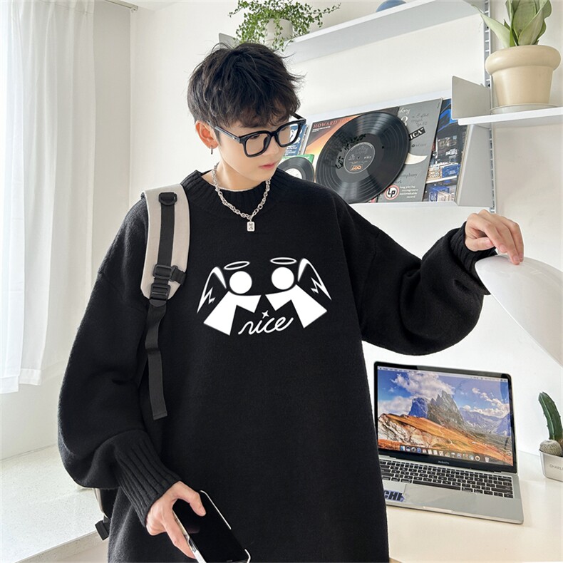 23秋冬季半高领毛衣加绒毛衣针织衫M3352-P45限68加绒55,男装针织衫/毛衣,电商B370