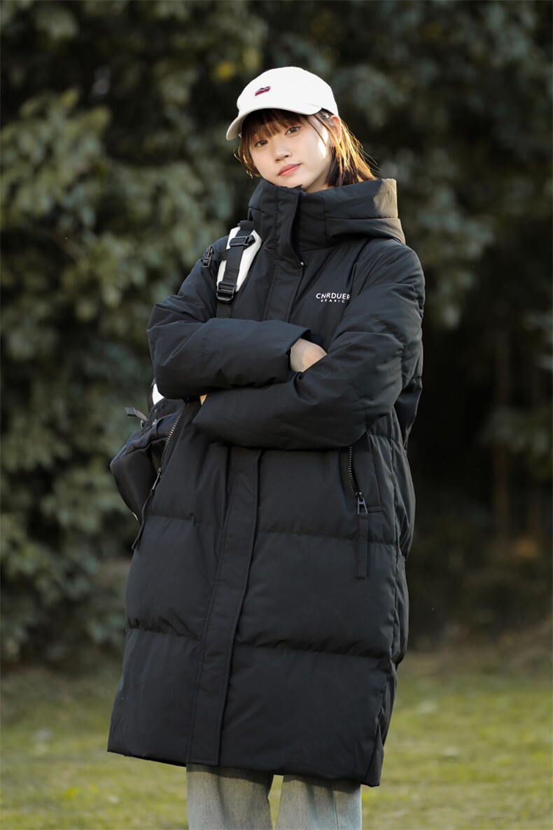 山系90白鸭绒长款羽绒服中性风A306-Y206-308元,男装羽绒服,电商A306