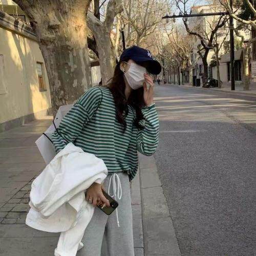 2021春季条纹毛衣，女装针织衫/毛衣，LMNC