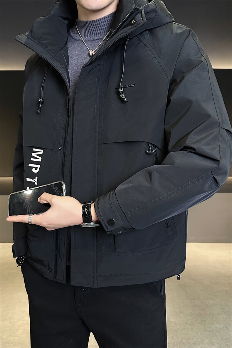 男士羽绒服标50连帽保暖外套户外工装上衣潮B317/9909/P255,男装羽绒服,电商B317