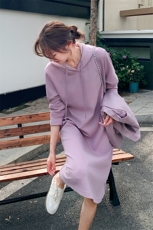 现货香芋紫设计感休闲马甲套装裙两件套2513P165P248，女装连衣裙，2C029