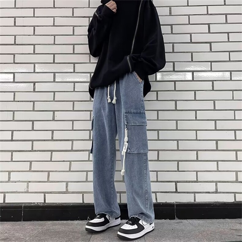美式牛仔裤男款秋季长裤潮QN45P45,男装牛仔裤,星座1116-2