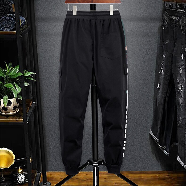 男加肥加大码春秋束脚工装裤5032-1_2288M-4XLP555XL-9XLP65,男装休闲裤,星座1516-1