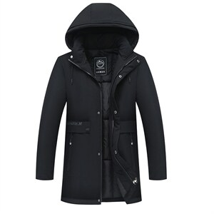 男士新款常规棉衣冬季棉服纯色休闲连帽外套中年男装GR3526-P120，男装棉衣，电商B212（原钱塘6029）