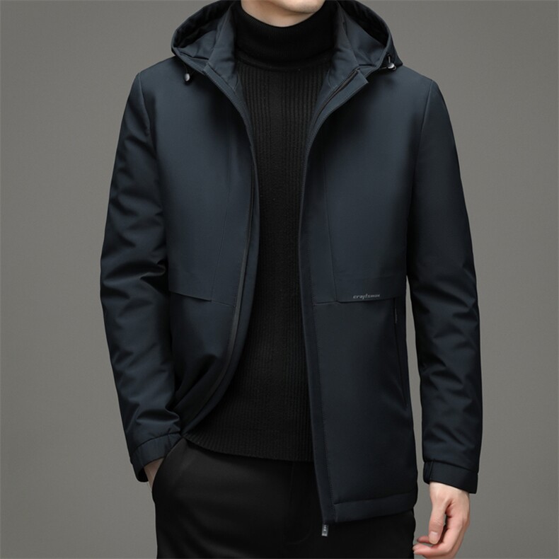 爸爸装羽绒服中年男冬装加厚棉袄冬季休闲外套YYYR039609-P240，男装羽绒服，电商B212（原钱塘6029）