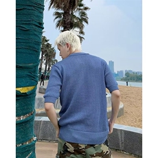 夏季条纹短袖POLO杉男韩版修身翻领T恤YB6012P40，男装T恤，星座1116-2