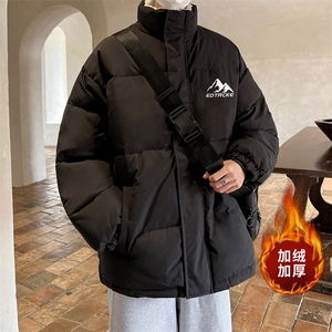 ！2024秋冬新款男士加绒加厚立领棉衣学生百搭外套MY130P70图片